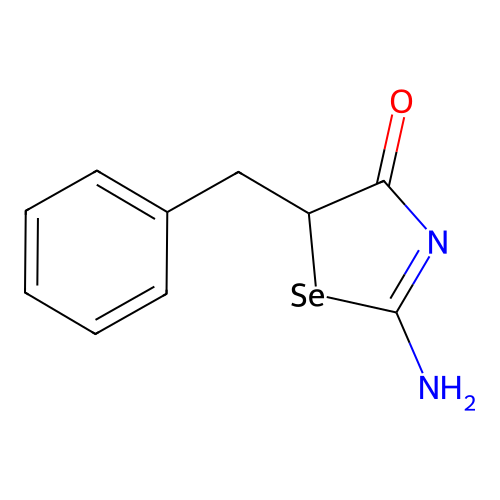 5-Benzyl-2-imino-1,3-selenazolidin-4-one structure