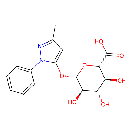 Norantipyrine glucuronide structure