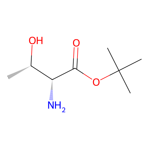 tert-butyl (2R,3S)-2-amino-3-hydroxybutanoate structure