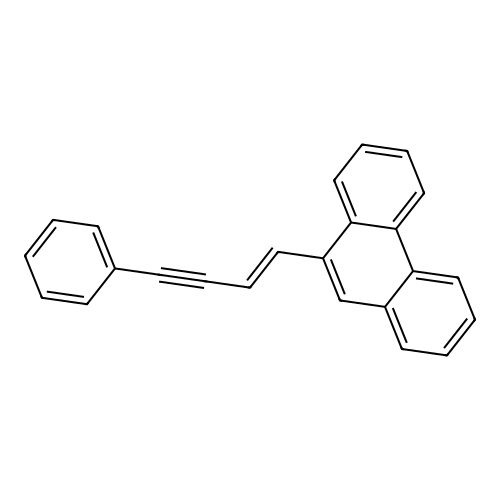 9-(4-Phenyl-1-buten-3-ynyl)phenanthrene structure