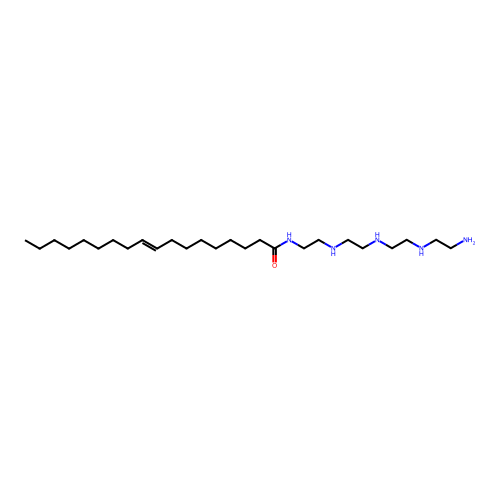 Tetraethylenepentaminooleamide structure