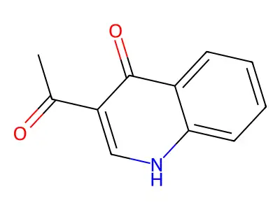 1-(4-Hydroxyquinolin-3-yl)ethanone structure