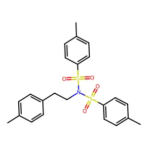 4-methyl-N-(4-methylphenethyl)-N-tosylbenzenesulfonamide structure