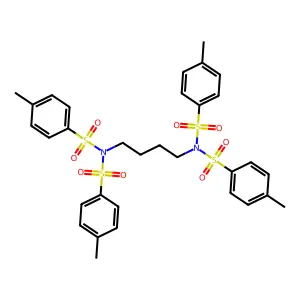 N-[4-[bis-(4-methylphenyl)sulfonylamino]butyl]-4-methyl-N-(4 structure