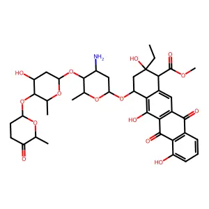 N-Didemethylaclacinomycin A structure