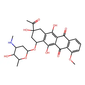 N-Methyldaunomycin structure