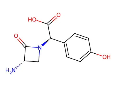 2-(3-Amino-2-oxoazetidin-1-yl)-2-(4-hydroxyphenyl)acetic acid structure