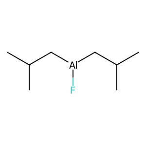 Fluorobis(2-methylpropyl)aluminum structure