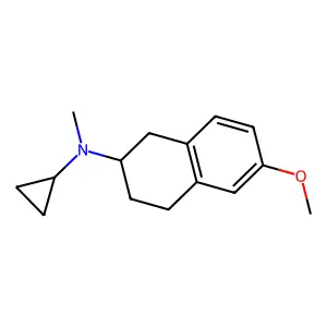 2-Naphthylamine, 1,2,3,4-tetrahydro-N-cyclopropylmethyl-6-methoxy- structure