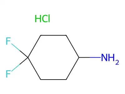(4,4-Difluorocyclohexyl)amine structure