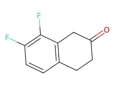 7,8-Difluoro-3,4-dihydronaphthalen-2(1H)-one structure