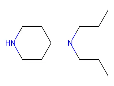 N,N-dipropylpiperidin-4-amine structure
