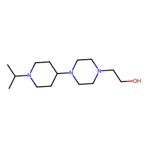 2-[4-(1-Propan-2-ylpiperidin-4-yl)piperazin-1-yl]ethanol structure