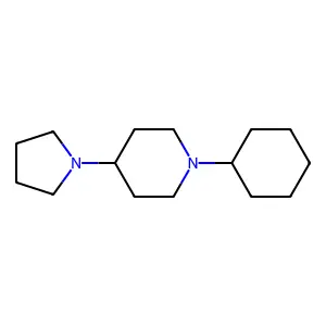 1-Cyclohexyl-4-pyrrolidin-1-ylpiperidine structure