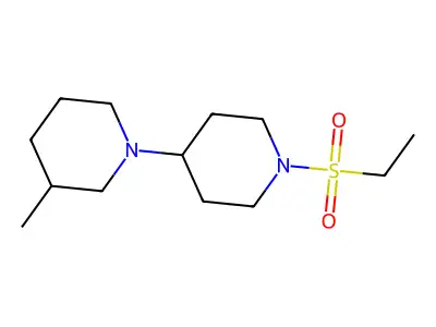 1-(1-Ethylsulfonylpiperidin-4-yl)-3-methylpiperidine structure