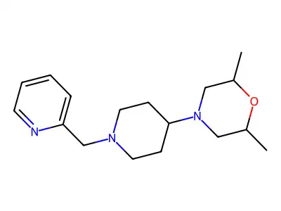 2,6-Dimethyl-4-[1-(pyridin-2-ylmethyl)piperidin-4-yl]morpholine structure