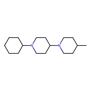 1-Cyclohexyl-4-(4-methylpiperidin-1-yl)piperidine structure