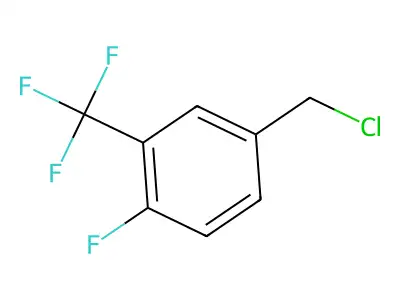 4-(Chloromethyl)-1-fluoro-2-(trifluoromethyl)benzene structure