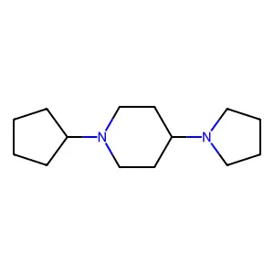 1-Cyclopentyl-4-pyrrolidin-1-ylpiperidine structure
