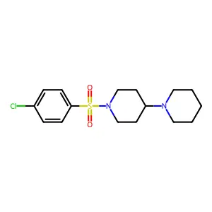 1-(4-Chlorophenyl)sulfonyl-4-piperidin-1-ylpiperidine structure
