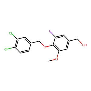 {4-[(3,4-Dichlorobenzyl)oxy]-3-iodo-5-methoxyphenyl}methanol structure