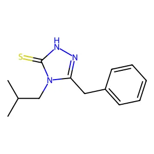 5-Benzyl-4-isobutyl-4H-[1,2,4]triazole-3-thiol structure