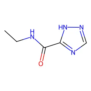 N-ethyl-1H-1,2,4-triazole-5-carboxamide structure