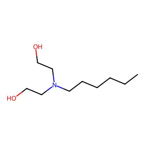 Ethanol, 2,2'-(hexylimino)bis- structure