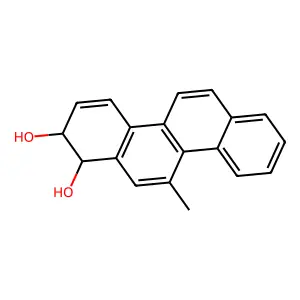 7,8-Dihydro-7,8-dihydroxy-5-methylchrysene structure