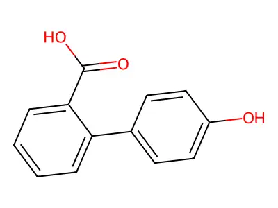 2-(4-hydroxyphenyl)benzoic Acid structure