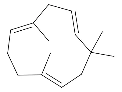 蛇麻烯 structure