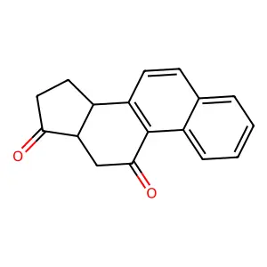 Gona-1,3,5,7,9-pentaene-11,17-dione, (14beta)- structure