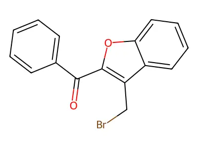 [3-(Bromomethyl)-1-benzofuran-2-yl](phenyl)methanone structure