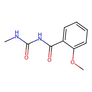 o-Anisamide, N-(carbamoylmethyl)- structure