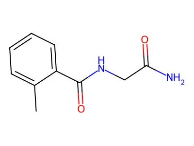 o-Toluamide, N-(carbamoylmethyl)- structure