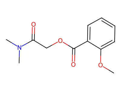 o-Anisic acid, ester with N,N-dimethylglycolamide structure