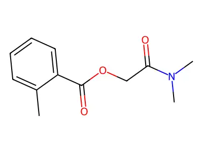 o-Toluic acid, ester with N,N-dimethylglycolamide structure