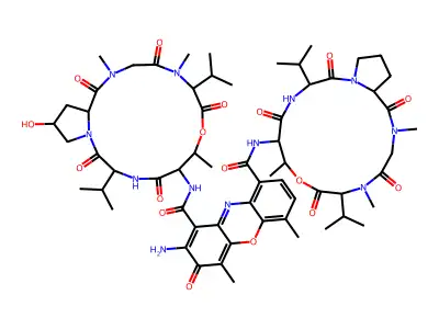 Actinomycin I from Streptomyces antibioticus structure