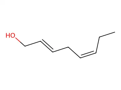 Octa-2,5-dien-1-ol structure