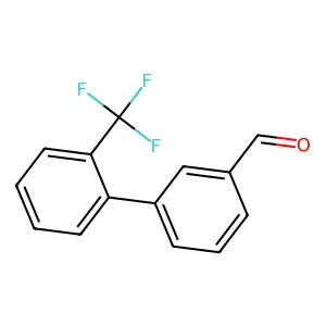 2'-Trifluoromethyl-biphenyl-3-carbaldehyde structure
