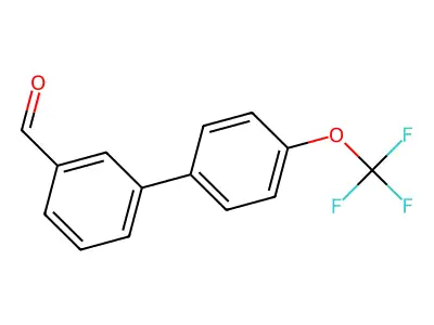 4'-Trifluoromethoxy-biphenyl-3-carbaldehyde structure