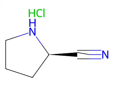 (R)-Pyrrolidine-2-carbonitrile hydrochloride structure