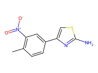 4-(4-Methyl-3-nitrophenyl)-1,3-thiazol-2-amine structure