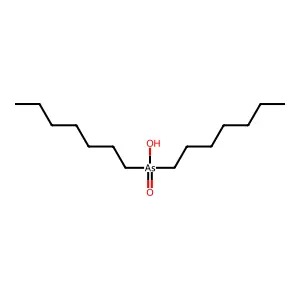 二庚基胂酸 structure