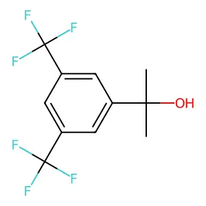 2-(3,5-Bis(trifluoromethyl)phenyl)propan-2-ol structure