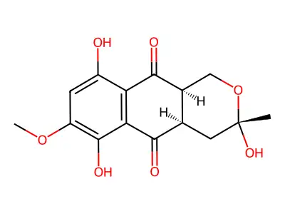 4,10-Dihydrofusarubin structure