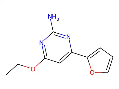 4-Ethoxy-6-(furan-2-yl)pyrimidin-2-amine structure