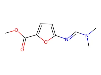 Methyl 5-(dimethylaminomethylideneamino)furan-2-carboxylate structure