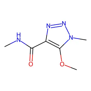 5-methoxy-N,1-dimethyl-1H-1,2,3-triazole-4-carboxamide structure