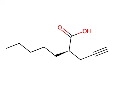 2-戊基-4-戊炔酸 structure